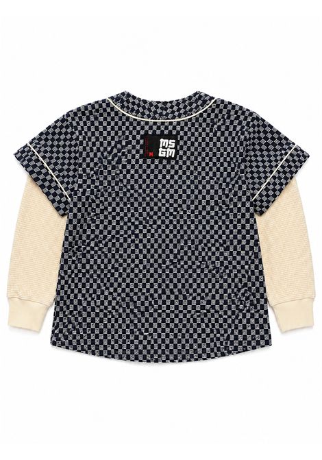 Camicia doppia manica MSGM KIDS | F6MSJBSI280126